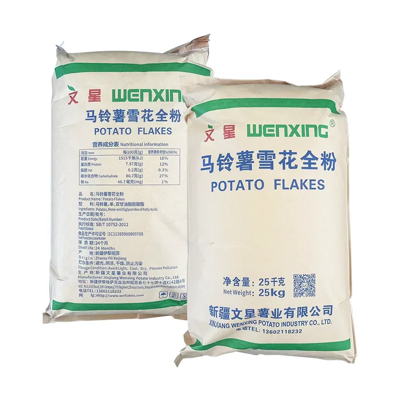 Instant gabona kása szárított burgonya hópehelyliszt